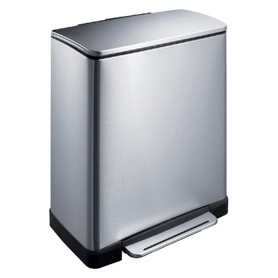 Pedaalemmer EKO E-Cube 50 liter rvs
