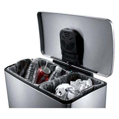 Pedaalemmer EKO E-Cube 18+28 liter rvs