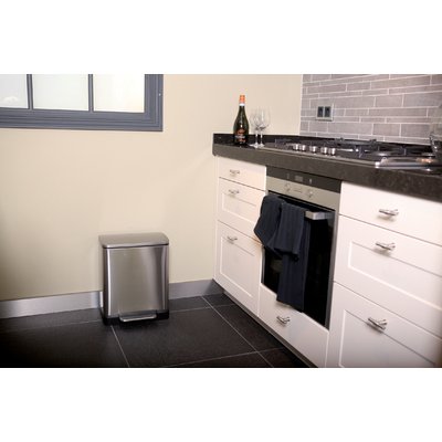Pedaalemmer EKO E-Cube 18+28 liter rvs
