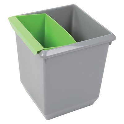 Bac pour corbeille carrée et conique vert