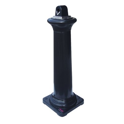 Collecteur de cigarettes Rubbermaid Groundskeeper Tuscan noir