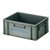 Bac collecteur papier plastique 40x30x17,5cm gris