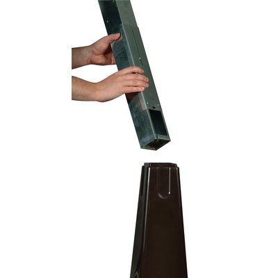 Collecteur de cigarettes Rubbermaid Groundskeeper noir