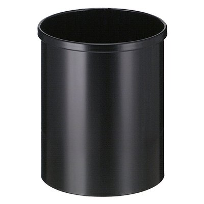 Papierbak Vepabins rond Ø25.5cm 15 liter zwart