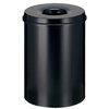 Corbeille à papier Vepa Bins anti-feu 30L Ø33,5cm noir Photo