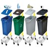 Collecteur Rubbermaid Slim Jim Vented avec conduits d'aération 87L gris Photo