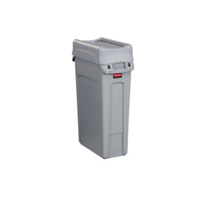 Couvercle basculant Slim Jim Vented fermé gris