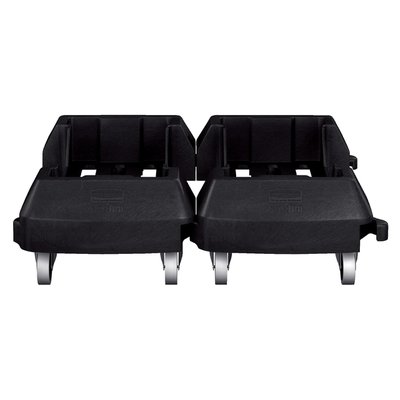 Onderstel Rubbermaid Slim Jim zwart