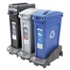 Onderstel Rubbermaid Slim Jim zwart foto