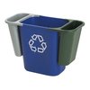Corbeille Rubbermaid Recycling Medium 26L bleu Photo