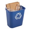 Corbeille Rubbermaid Recycling Medium 26L bleu Photo