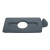 Insert couvercle Rubbermaid pour station de recyclage Slim Jim bouteille/canettes gris Photo