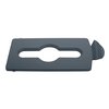 Insert couvercle Rubbermaid pour station de recyclage Slim Jim Déchets mixtes gris Photo
