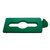 Insert couvercle Rubbermaid pour station de recyclage Slim Jim déchets mixtes vert