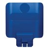 Panneau de communication Rubbermaid pour station de recyclage Slim Jim bleu Photo
