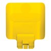 Panneau de communication Rubbermaid pour station de recyclage Slim Jim jaune Photo