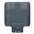 Paneel Rubbermaid Slim Jim Recyclestation voor label grijs