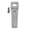 Afvalbak Rubbermaid Slim Jim Recyclestation starterset 87 liter grijs foto