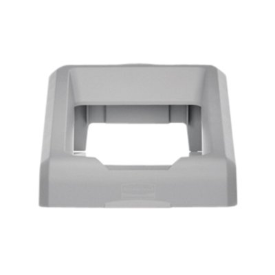 Afvalbak Rubbermaid Slim Jim Recyclestation starterset 87 liter grijs