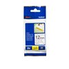 Ruban de lettrage Brother P-Touch TZe-S231 forte adhérence 12mm noir sur blanc Photo