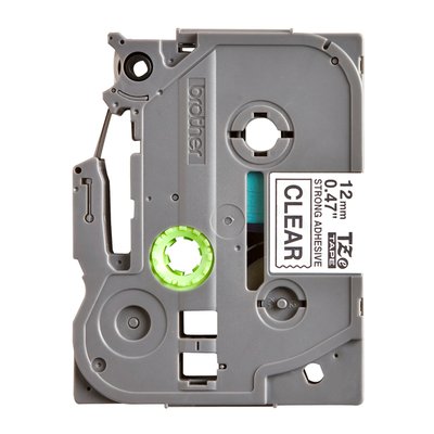 Ruban de lettrage Brother P-Touch TZe-S231 forte adhérence 12mm noir sur blanc