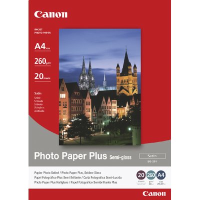 Inkjetpapier Canon SG-201 A4 260gr semi glossy 20 vel