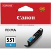 Inktcartridge Canon CLI-551 blauw foto
