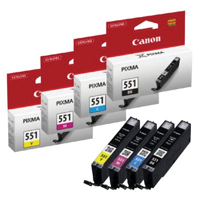 Cartouche d’encre Canon CLI-551 rouge