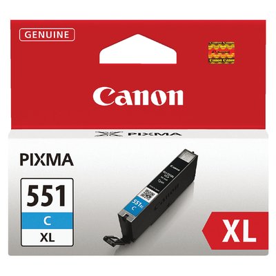 Cartouche d’encre Canon CLI-551XL bleu