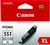Inktcartridge Canon CLI-551XL grijs