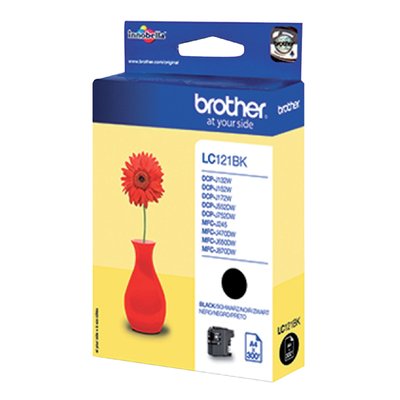 Inktcartridge Brother LC-121BK zwart