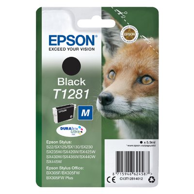 Inktcartridge Epson T1281 zwart