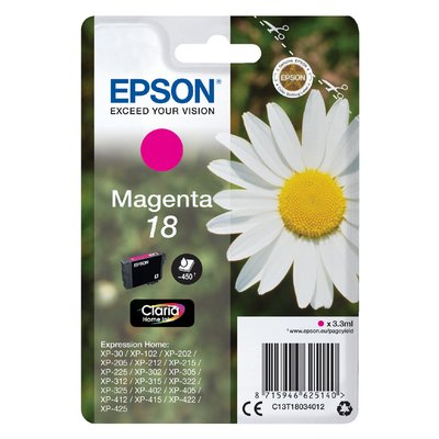 Inktcartridge Epson 18 T1803 rood