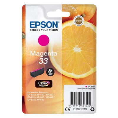 Inktcartridge Epson 33 T3343 rood