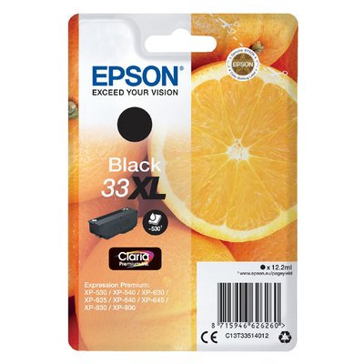 Inktcartridge Epson 33XL T3351 zwart