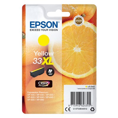 Inktcartridge Epson 33XL T3364 geel