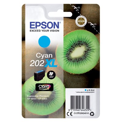 Inktcartridge Epson 202XL T02H24 blauw
