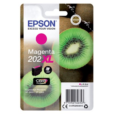Inktcartridge Epson 202XL T02H34 rood