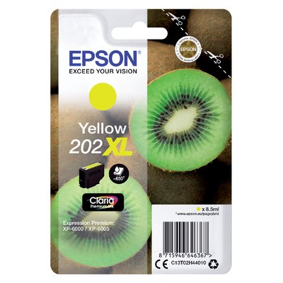 Inktcartridge Epson 202XL T02H44 geel