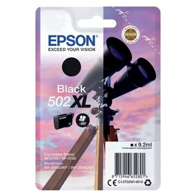 Inktcartridge Epson 502XL T02W1 zwart
