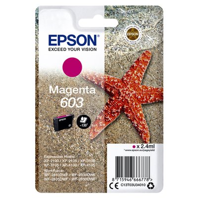 Inktcartridge Epson 603 T03U3 rood