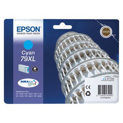 Inktcartridge Epson 79XL T7902 blauw