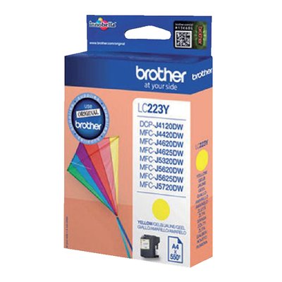 Inktcartridge Brother LC-223Y geel