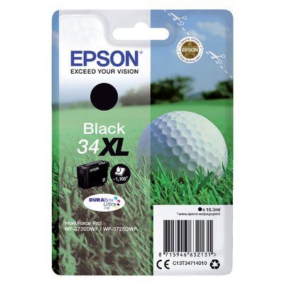 Inktcartridge Epson 34XL T3471 zwart