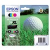 Inktcartridge Epson 34XL T3476 zwart + 3 kleuren foto