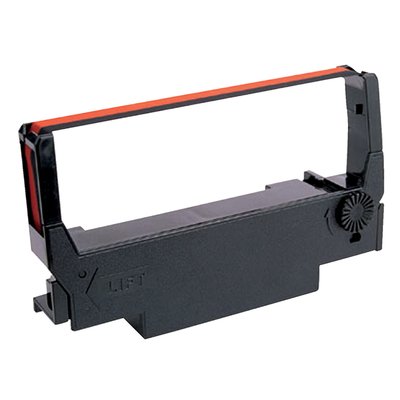 Ruban Epson S015245 pour ERC38 nylon noir/rouge