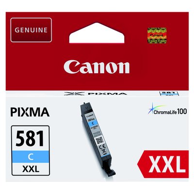 Inktcartridge Canon CLI-581XXL blauw