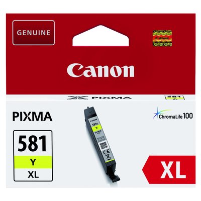 Inktcartridge Canon CLI-581XL geel