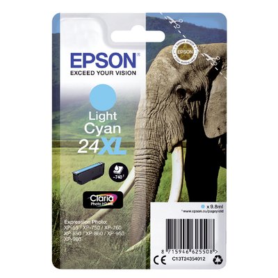 Inktcartridge Epson 24XL T2435 lichtblauw