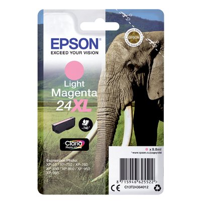 Inktcartridge Epson 24XL T2436 lichtrood